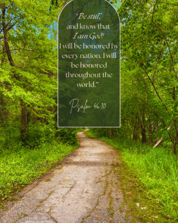 Psalm 46:10 wallpaper