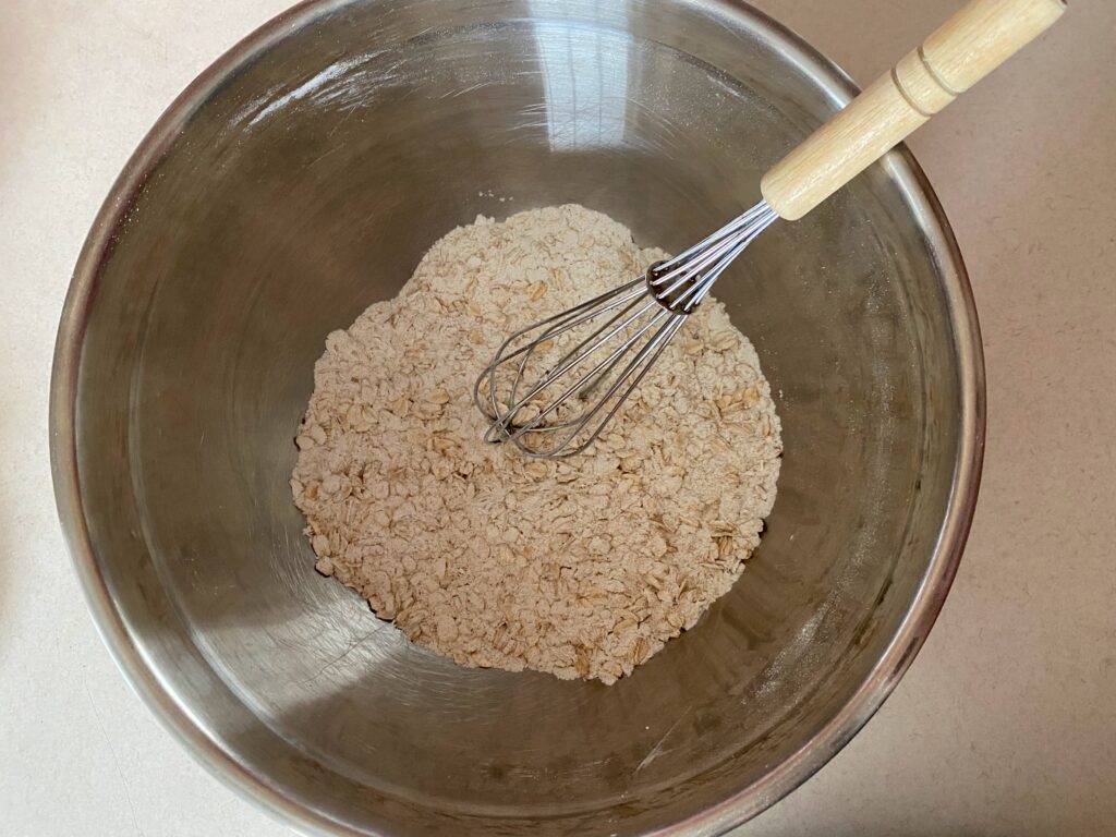 dry ingredients  mixed