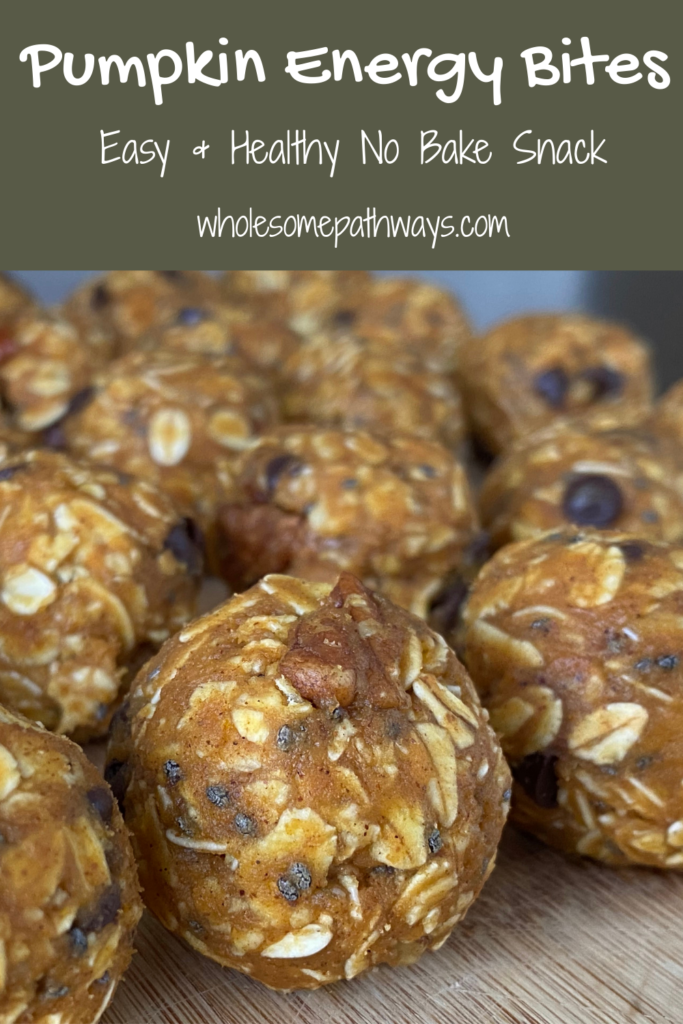 pumpkin energy bites Pinterest Pin 
